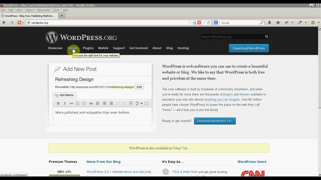Wordpress dùng để làm gì? Thông tin chi tiết về WordPress mà bạn nên biết